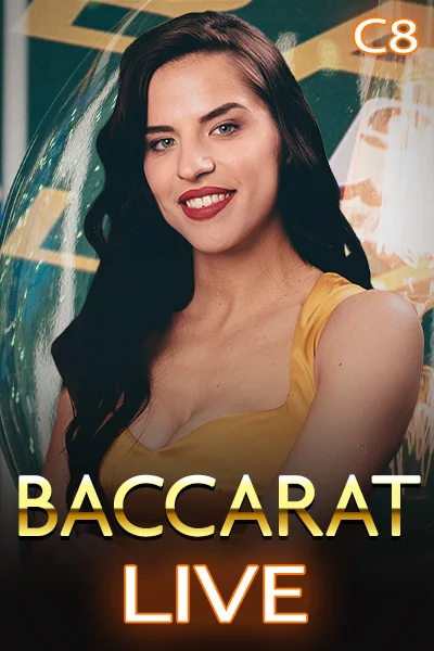 C8 Baccarat live tafel bij PulsarSpins