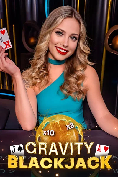 Gravity Blackjack live tafel bij PulsarSpins