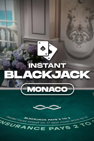 Monaco Instant Blackjack live tafel bij PulsarSpins